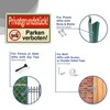 Goodvia Parken Verboten Sign, Metal, Aluminium, 30 x 20 cm,