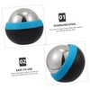 IWOWHERO Stainless Steel Muscle Massage Ball Ice Massager Yoga Fitness