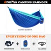 AnorTrek Camping Hammock, Super Lightweight Portable Parachute Hammock with Two