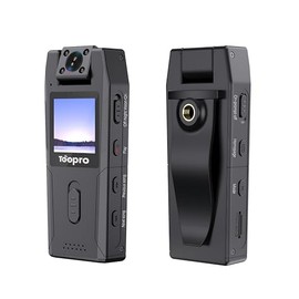 TooPro 1080P Body Camera with Audio and Video Recording, 180° Rotating Lens, 8-Hour Battery, Night Vision, Wearable Camcorder for Personal, Civilian, and Police Use