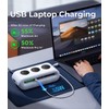 iSwift 65W USB-C Fast Charging Station, 6-in-1 Power Strip with