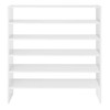 Whitmor Stackable 31" Extra Wide 2-Shelf Storage Organizer, White