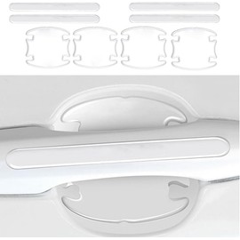 8 Piezas Protector de Manija de Puerta de Coche, Manija de la Puerta del Automóvil Protector contra Rasguños, Transparente Películas Protectoras Evitar Arañazos,Película de Protección Pintura