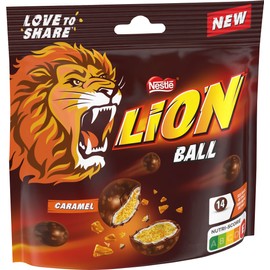 NESTLÉ LION Balls Caramel Pack of 1 (1 x 130 g)