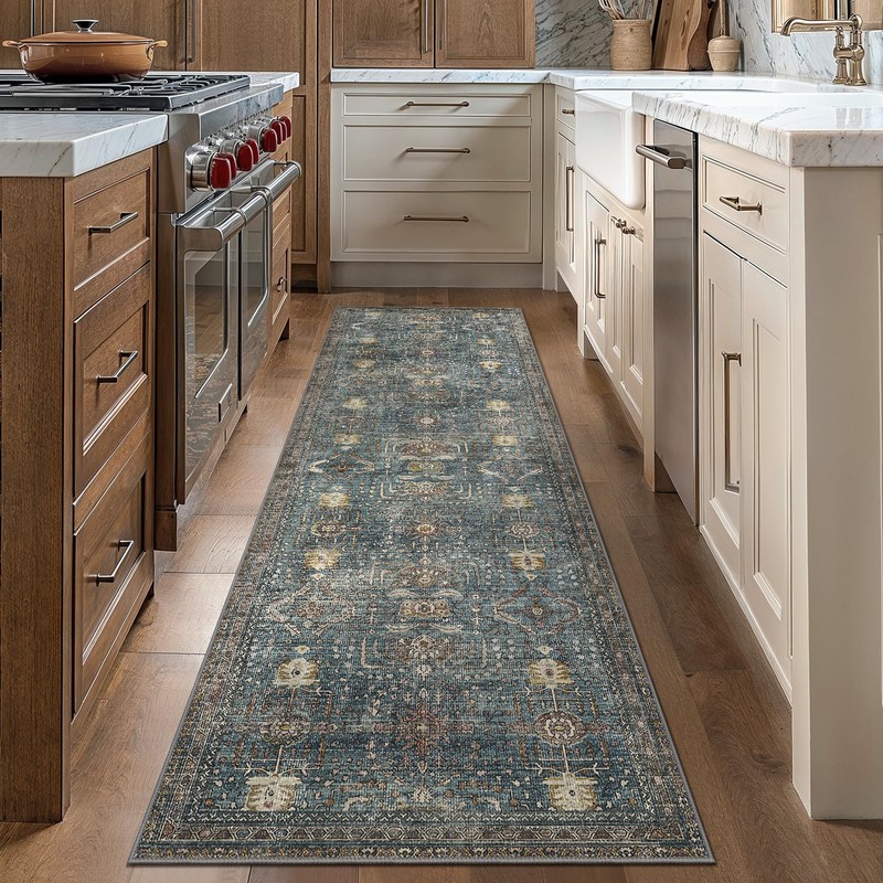 GENIMO 2x10 Non Slip Hallway Runner Rug, Machine Washable, Thin