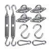 Shade Sail Hardware Kit 304 Stainless Steel S Hook M6