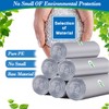 4 Gallon Trash Can Liners - Small Garbage Bags 250,