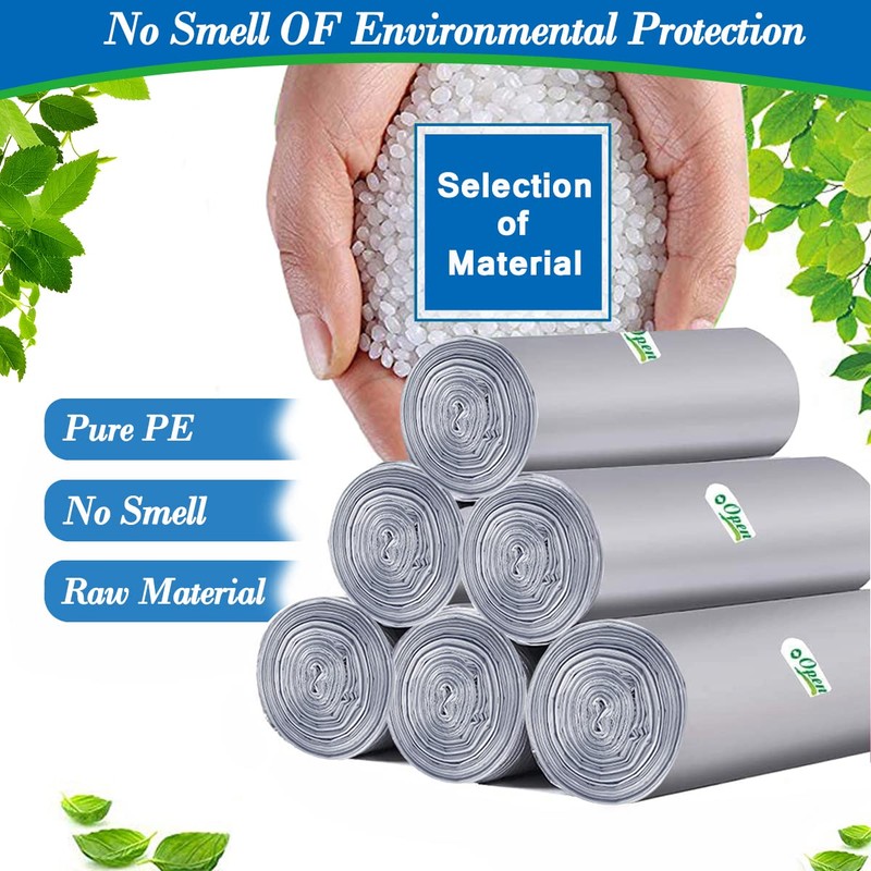 4 Gallon Trash Can Liners - Small Garbage Bags 250,