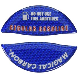 HASEPRO CFER-2B Magical Carbon [Fuel Cap Emblem] Regular Type (Blue) For Nissan