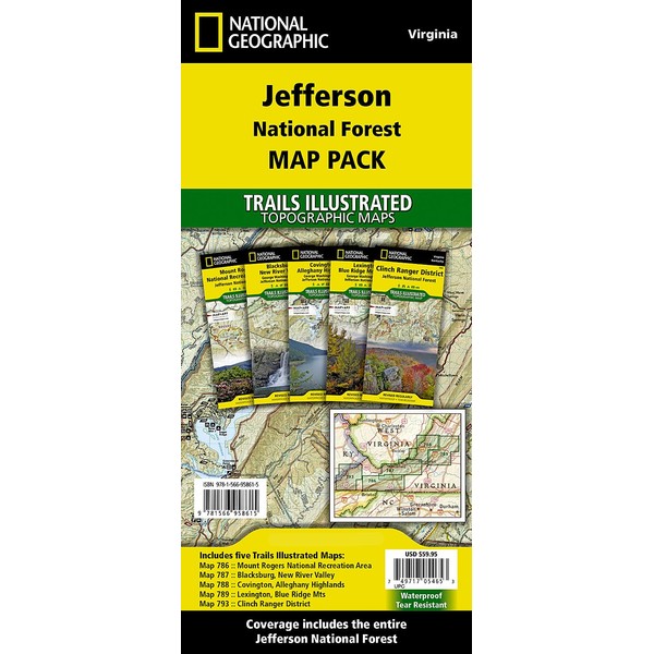 Jefferson National Forest [Map Pack Bundle]