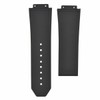 Ewatchparts Leather Rubber Watch Band Strap Compatible With 44-45-48mm Hublot