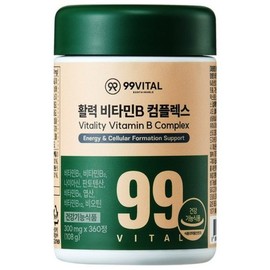 99바이탈 활력 비타민B 컴플렉스 비오틴 360정 1개 99 Vital Energy Vitamin B Complex Biotin 360 Tablets 1 Pack