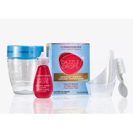 CONNOISSEURS Advanced Dazzle Drops, Jewelry Cleaner Concentrate Solution,1 Ounce