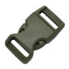 15 Pack Curved Side Quick Release Plastic Buckles for Paracord