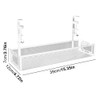 Under Desk Cable Management Tray,No Drill Mesh Desk Cables Trays