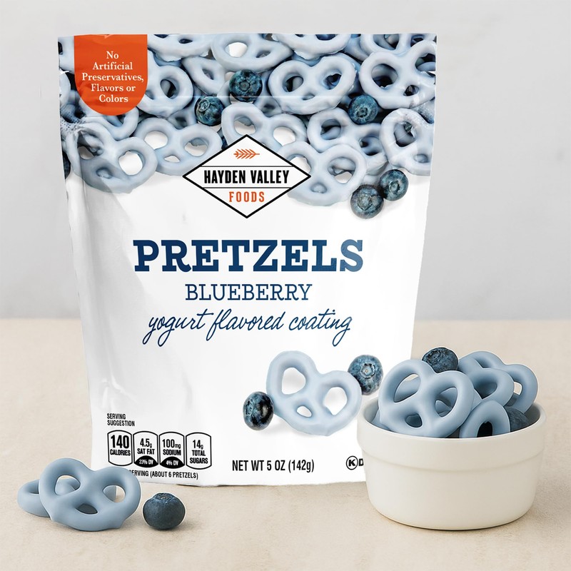 Hayden Valley Foods Blueberry Yogurt Flavored Covered Pretzels | 5