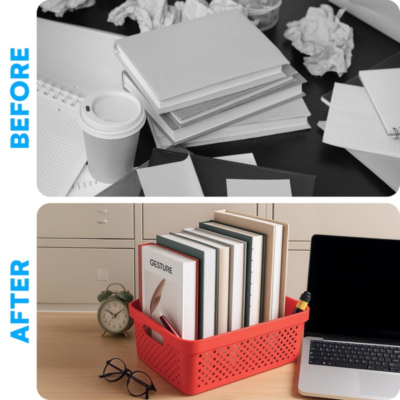 Bins & Things Plastic Storage Bin - Basket Organizer Bins