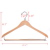 Quality Hangers Wooden Hangers Beautiful Sturdy Suit Coat Hangers with