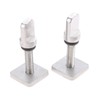 2pcs Stainless Steel Fin Screw Fin Screw Plate Set Nut