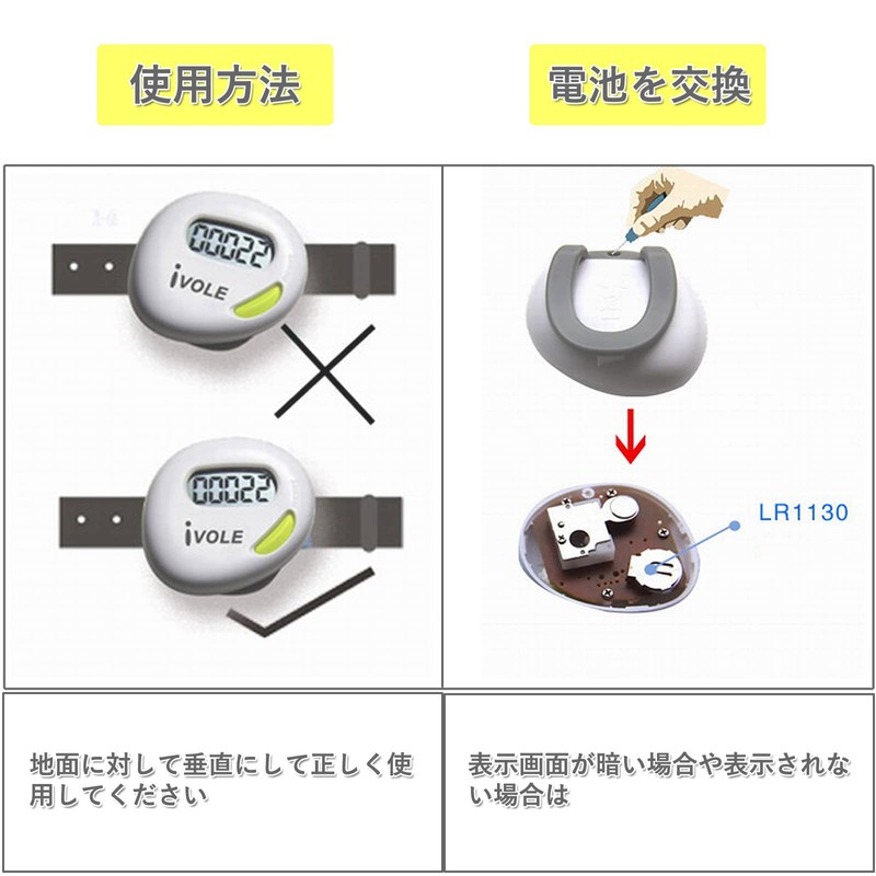 Pedometer, Pedometer, Large Screen, Mini Pedometer, Waist, Electronic Pedometer, 2D