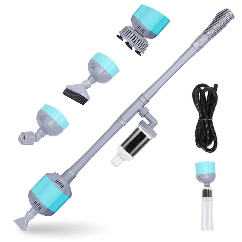 hygger Electric Aquarium Vacuum Gravel Cleaner Kit Adjustable Automatic