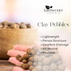 Growcery Premium Clay Pebbles For Plants: Multipurpose Growing Medium for