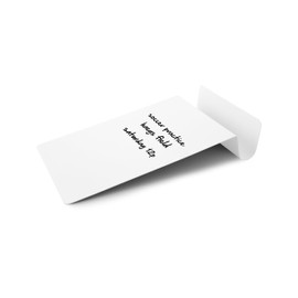 Three by Three Seattle 5.5 x 9 Inch to.do Dry Erase Board with Marker for Memos, Lists, and More in Office, Home, Classroom, and Event Spaces (White)