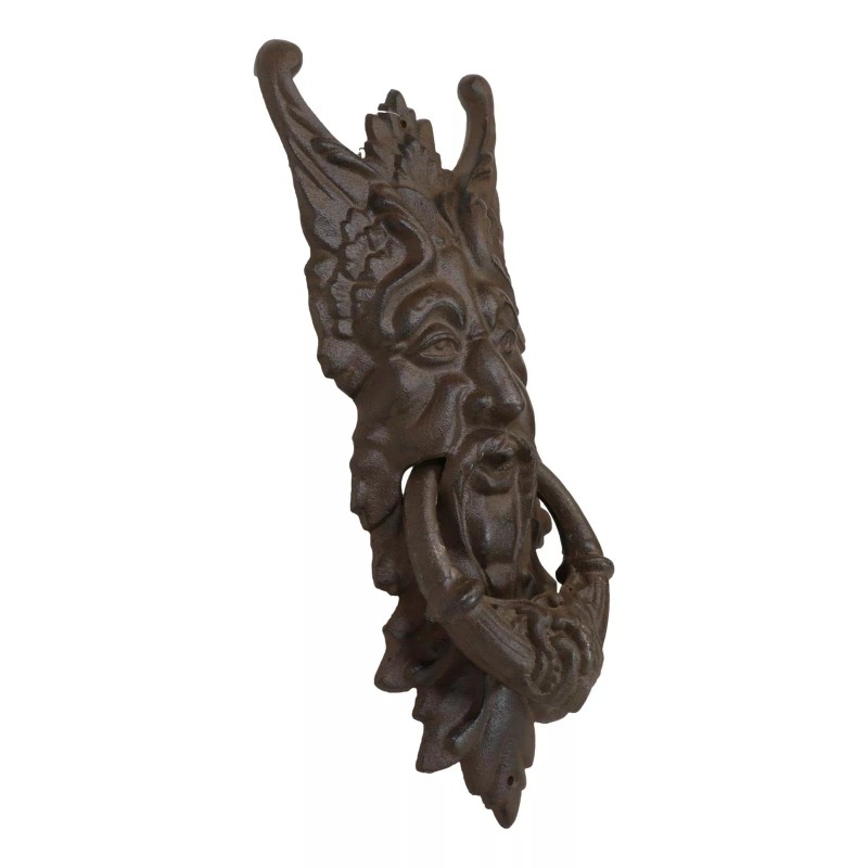 Cast Iron Wiccan Celtic Greenman Forest Tree Ent Spirit Heirloom