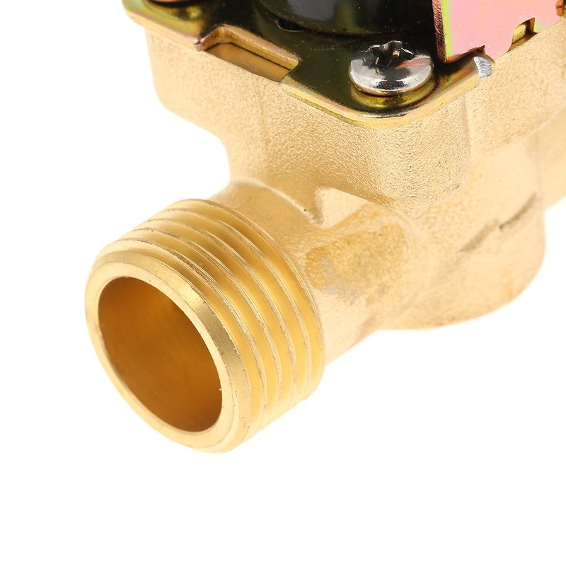 Solenoid Valve for water, 1/2" DC 12V Normally Closed Brass
