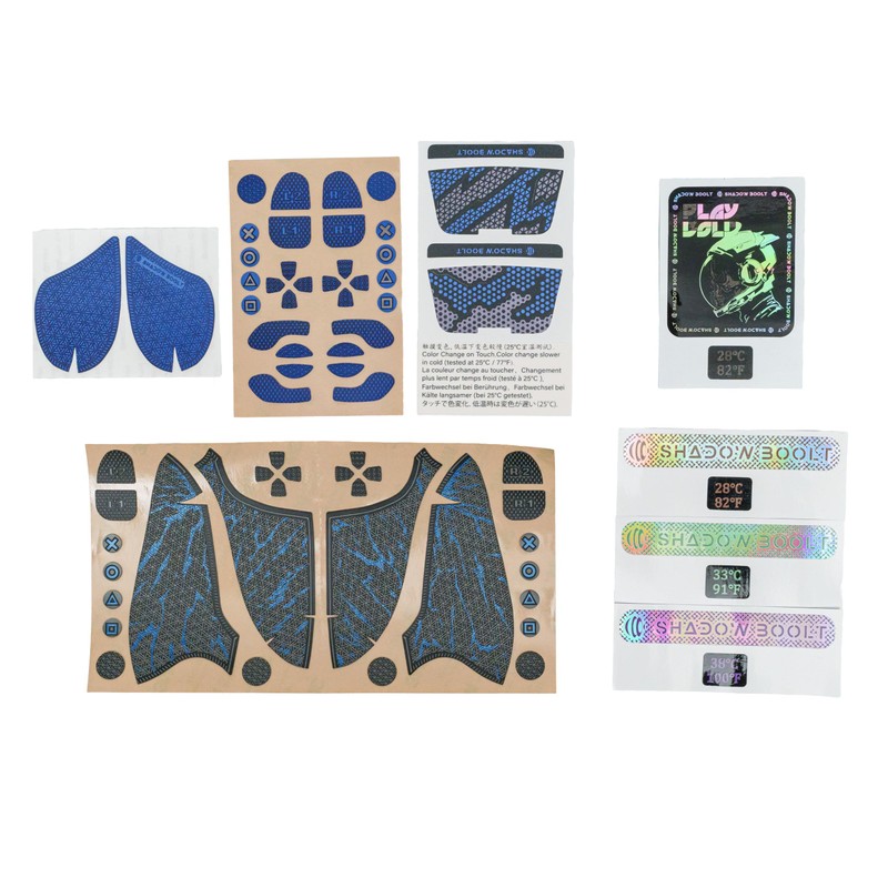 Controller Grips, Skin kit,Anti-Skid, Multi-Texture, Sweat Absorption, Pre-Cut Grips Tape,