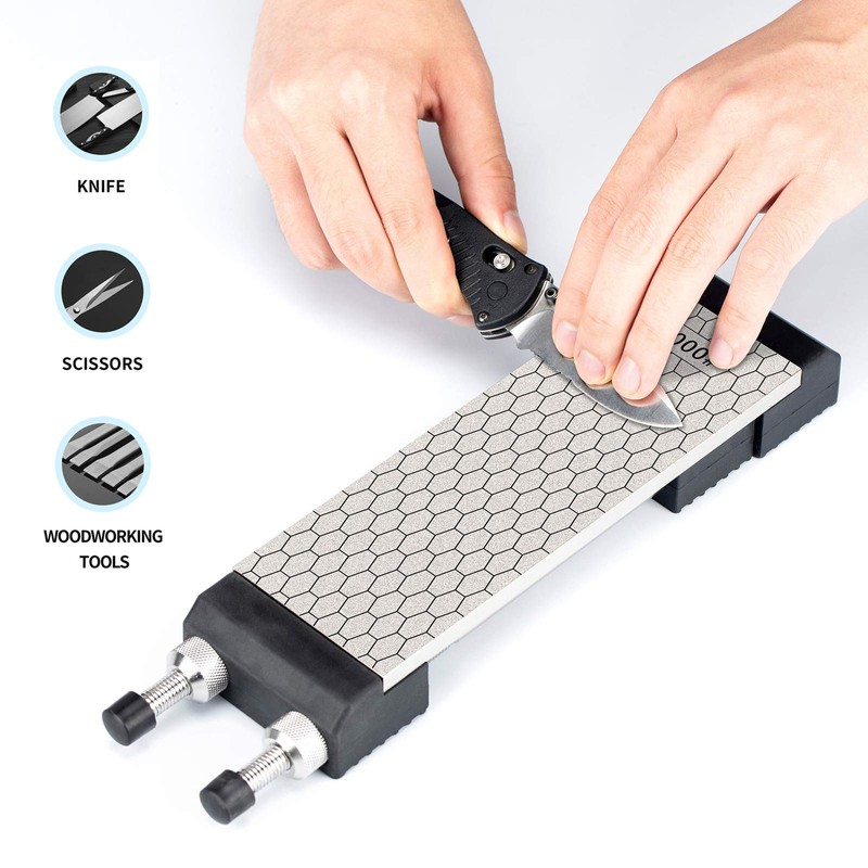 DMD Diamond Sharpening Stone Holder Set with Simple Adjustment Screws