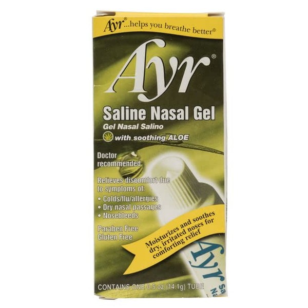 Ayr Saline Nasal Gel with Soothing Aloe - Buy Packs and Save (Pack of 4)