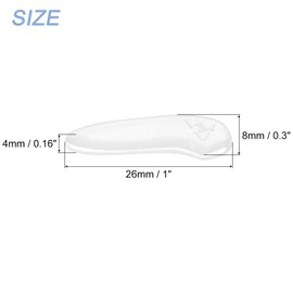 uxcell 100Pcs Blade Knife Tip Protector Cover Plastic Knife Guard Sleeves Knife Blade Tip Sleeves Cover for Kitchen, Clear