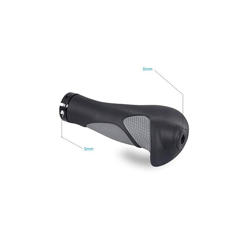 Deemount Bicycle Grip, Ergo Grip, Cross Bike, Mountain Bike, Easy