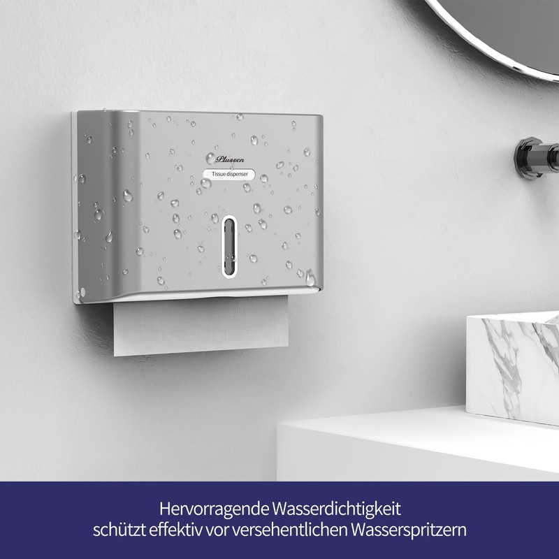 PLUSSEN Towel Dispenser for Paper Towels, Dispenser Public Paper Hand