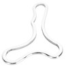 Myofascial Release Muscle Scraper Tool Ergonomic Stainless Steel Gua Sha