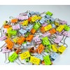 Rapesco 1428 19mm Smile Foldback Clips, Assorted Colours, Pack of