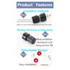 SHANFEILU Post Battery Binding Terminal M6 1/4'' Copper Battery Terminal