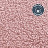 Silentnight Teddy Fleece Fitted Sheet Single - Blush Teddy Bear