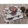 De Leon Collections Sonoma Diamonds Southwestern Tribal Geometric Twin Sheet Set Sheet and Pillowcase Set