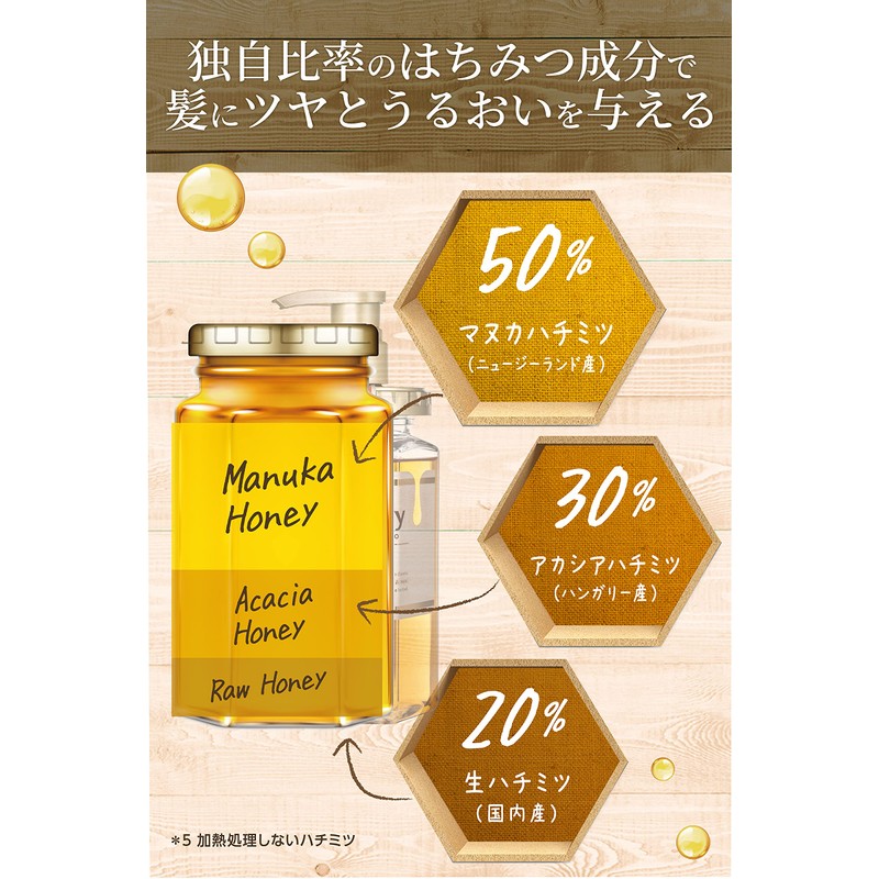 & Honey Silky Smooth Moisture Hair Treatment Refill Set of