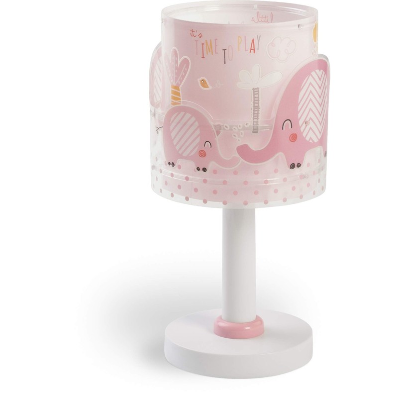 Dalber 61331s E14 Children's Table Lamp Bedside Lamp Little Elephant