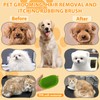 3Pcs Pet Bath Brush,Dog Scrubber for Bath,2 in 1 Dog
