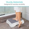 Vive Bath Shower Step Stool (4.5") - Slip Resistant, Stackable,