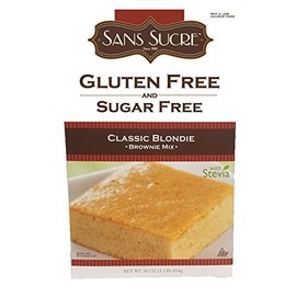 Sans Sucre Gluten Free and Sugar Free Classic Blondie Brownie Mix, 16 Ounce