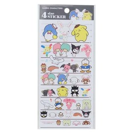 Sanrio Characters [Sticker Sheet] 4 Size Sticker 4 Size STICKER/3 Sanrio