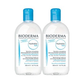 Bioderma Bioderma Hydrabio DUO H2O Micellar Water Cleansing and Make-Up Removing for Dehydrated Sensitive Skin, 33.4 Fl Oz