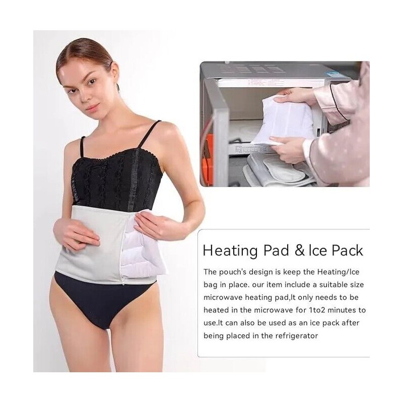 LUZOYUE Castor Oil Pack Wrap Plus Sizeimprove For Thyroidliver Detoxaid