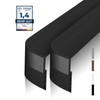 shinfly Pack of 2 Door Draught Excluder, Door Seal Draught