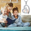 Mother Gifts ROMANTICWORK Sterling Silver Mother Necklaces Mother and Child